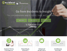 Tablet Screenshot of incident-tracker.com